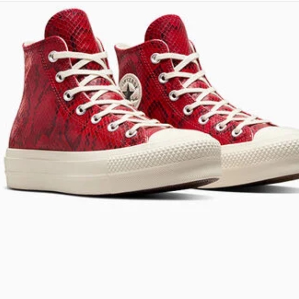 Converse Chuck Taylor All Star Lift Platform Snakeskin Print HIGH TOP SHOE - Picture 4 of 14
